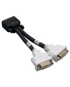 8in DMS-59 to DVI-I Dual Link Splitter Cable