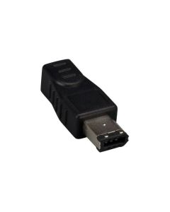 2 PACK of IEEE 1394a FireWire 6-pin Male to 4-pin Female Adapter