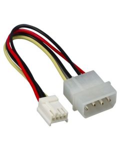 6in 5.25" Male to 3.5" Female Internal Power Adapter Cable