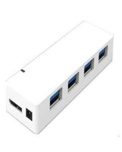 4-Port USB 3.0 Hub with Power Adapter