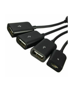Micro USB Charging OTG Splitter Cable for Android 4 In 1