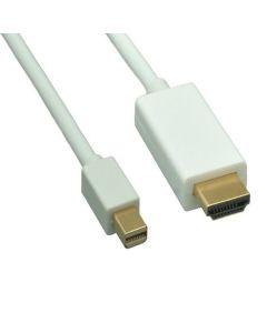 3ft Mini DisplayPort 1.2 to 4K HDMI Cable with Audio Support