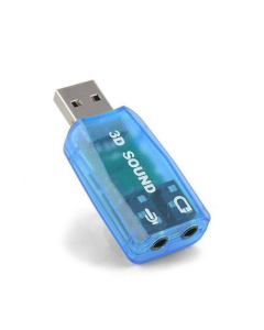 Usb Sound Card 5.1 To 3.5mm Mic And Headphone