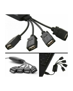 USB Splitter for Laptop, 4 Ports USB 2.0, 480Mbps 