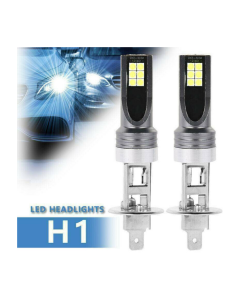 2X H1 LED Headlight Bulbs Conversion Kit 100W 14000LM 6500K High Low Beam Lamp