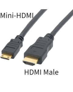 6ft High Speed Mini-HDMI to HDMI Cable with Ethernet