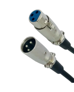 25ft XLR Male to XLR Female Extension Microphone Cable – Professional Balanced Audio Cord, Durable & Noise-Free