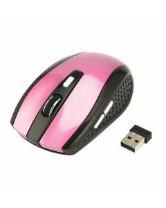 Sanoxy 2.4GHz Wireless Optical Mouse Mice & USB Receiver For PC Laptop Computer DPI Pink