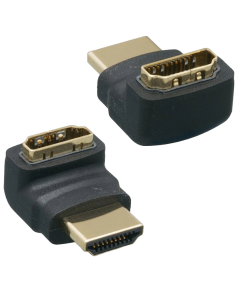Sanoxy Adapter Compatible for HDMI Male to Female Port Saver 270 Degree (2-Pack)